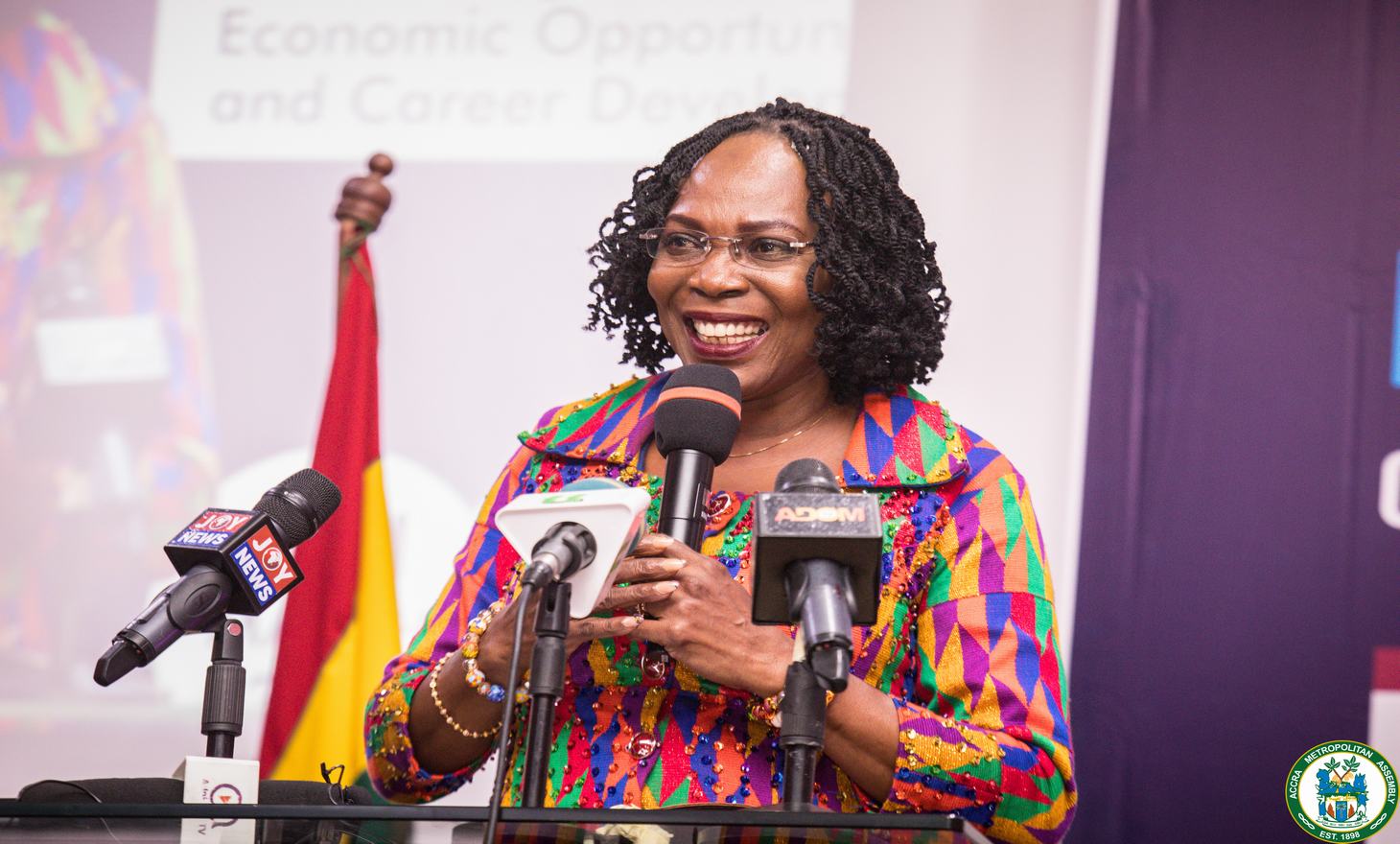 Chief Executive of the Accra Metropolitan Assembly (AMA), Hon. Elizabeth Kwatsoe Tawiah Sackey